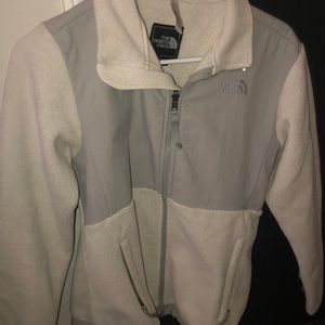 white north face jacket